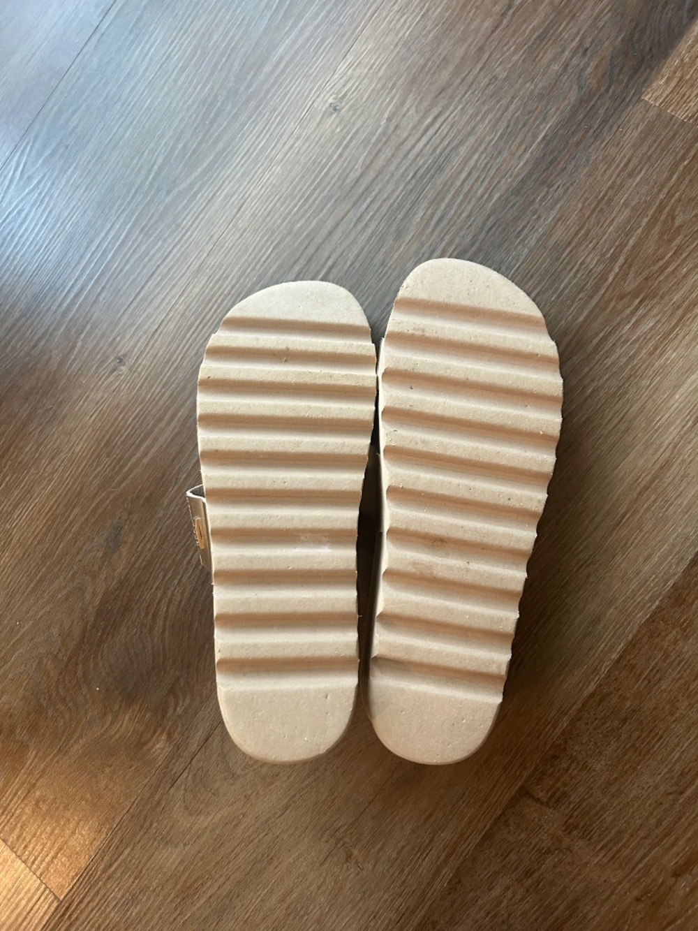 Reef Platform Slide Sandals Champagne Gold 9 - Picture 3 of 3
